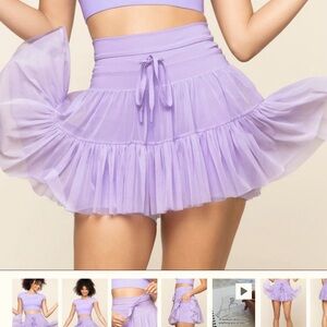 POPFLEX - Pirouette Skirt in Digital Lavender